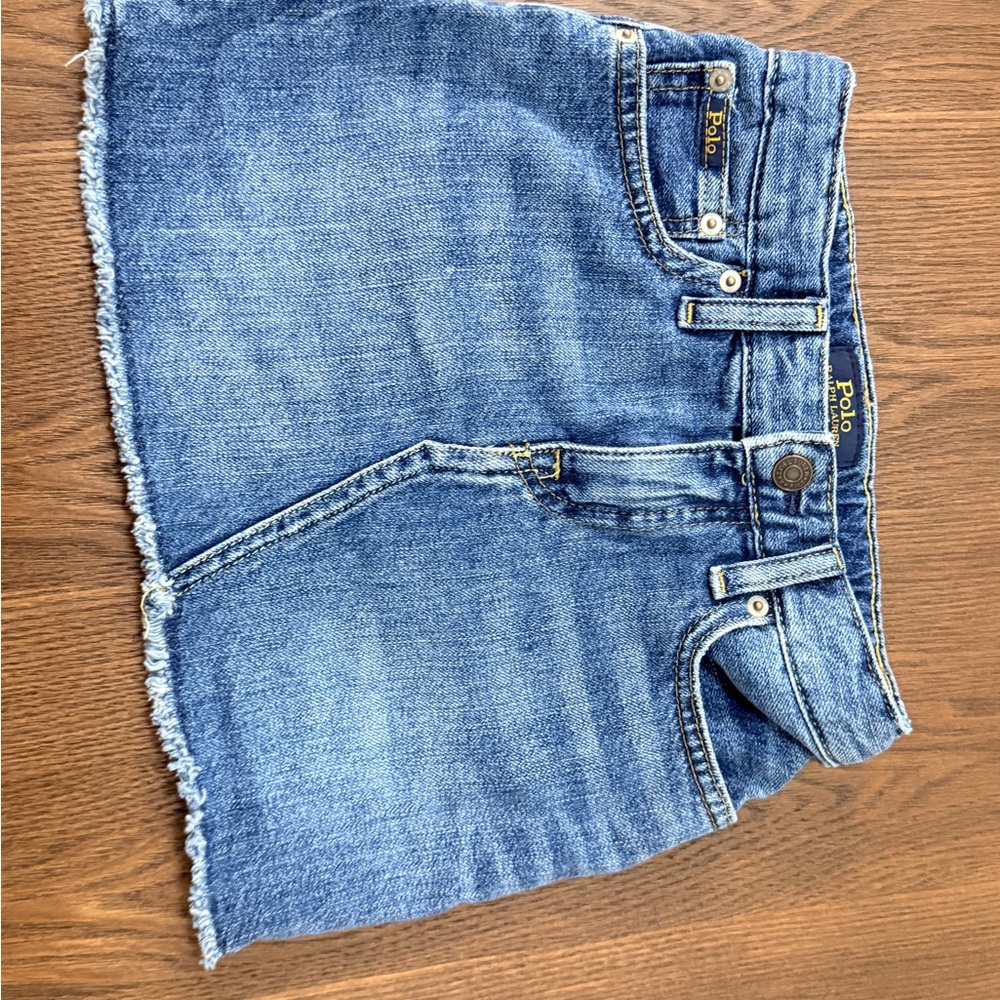 Polo by Ralph Lauren Blue Denim Skirt